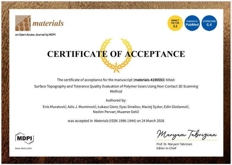 Objavljivanje rada u časopisu Materials